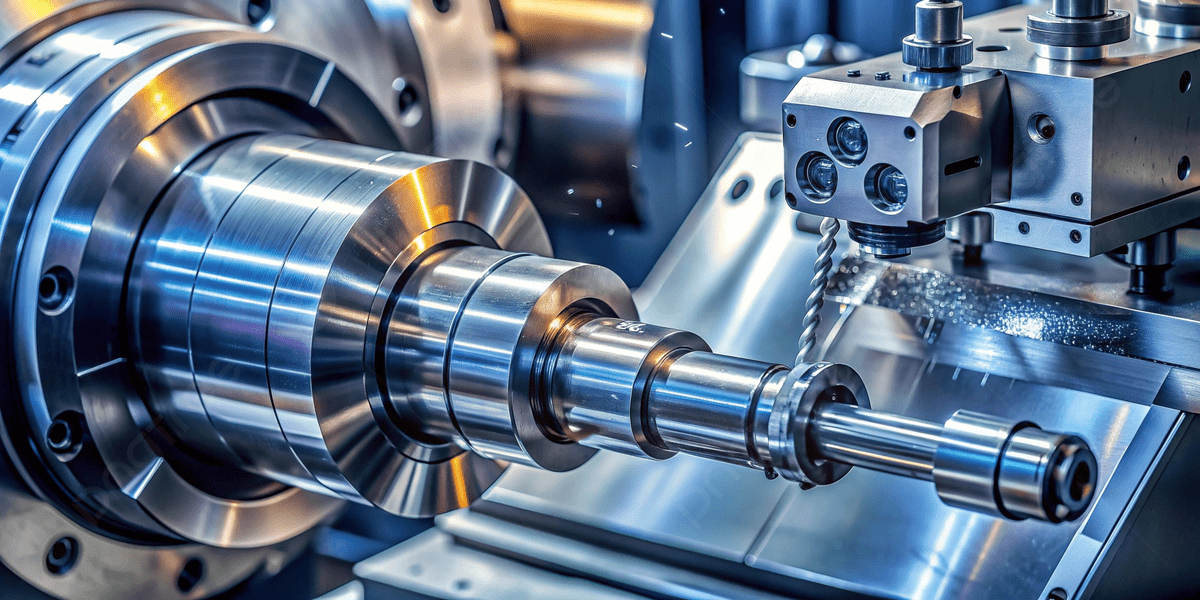 CNC torna ile metal parça işleme